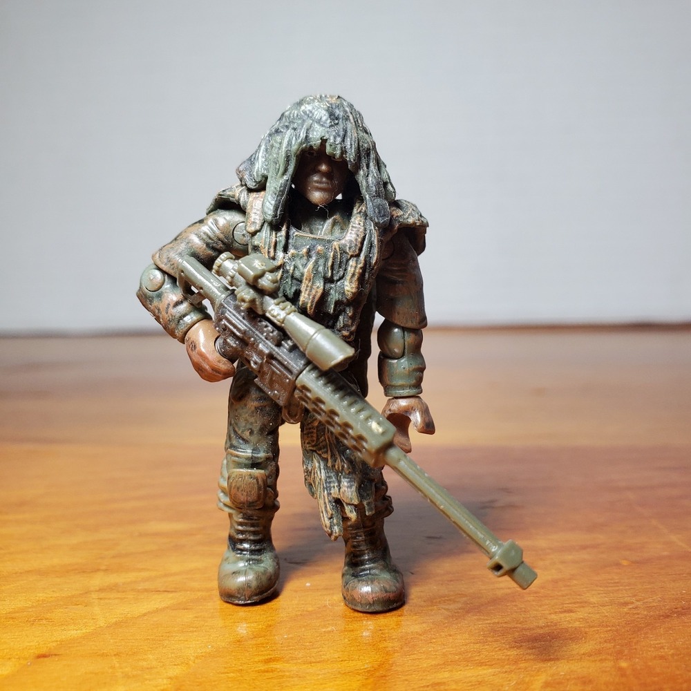 Mega Construx Bloks Call Of‎ Duty Collectors Series Ghillie Suit Sniper Figure